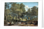 Windsor Forest with Oxen Drawing Timber, 1798 by Paul Sandby