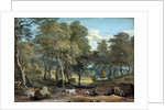 Windsor Forest with Oxen Drawing Timber, 1798 by Paul Sandby