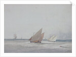 Leith Roads with Shipping, 19th century by Andrew Wilson