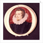 Portrait of a gentleman with beard and ruff, c.1590 by Nicholas Hilliard