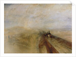 Rain Steam and Speed, The Great Western Railway, painted before 1844 by Joseph Mallord William Turner
