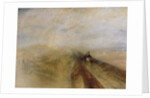 Rain Steam and Speed, The Great Western Railway, painted before 1844 by Joseph Mallord William Turner