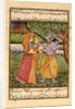 Radha and Krishna, the God of Love by School Indian