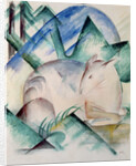 Sleeping Deer by Franz Marc