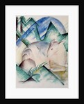 Sleeping Deer by Franz Marc