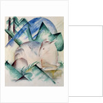 Sleeping Deer by Franz Marc