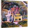 Staudacher's House at the Tegernsee, 1910 by August Macke