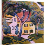 Staudacher's House at the Tegernsee, 1910 by August Macke
