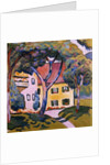 Staudacher's House at the Tegernsee, 1910 by August Macke
