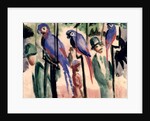 Blue Parrots by August Macke