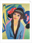 Portrait of Gerda by Ernst Ludwig Kirchner