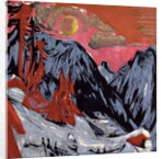 Mountains in Winter, 1919 by Ernst Ludwig Kirchner