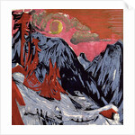 Mountains in Winter, 1919 by Ernst Ludwig Kirchner