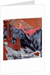 Mountains in Winter, 1919 by Ernst Ludwig Kirchner