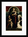 Madonna of the Burgermeister Meyer by Hans Holbein the Younger