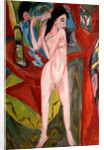 Nude Woman Combing Her Hair, 1913 by Ernst Ludwig Kirchner