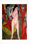 Nude Woman Combing Her Hair, 1913 by Ernst Ludwig Kirchner