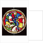 Window depicting The Annunciation to the Shepherds, c.1300 by German School