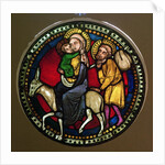 Window Depicting the Flight into Egypt, Late 13th Century by German School