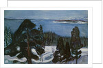 Winter Night, c.1900 by Edvard Munch