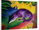 Blue Fox, 1911 by Franz Marc