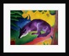 Blue Fox, 1911 by Franz Marc