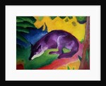 Blue Fox, 1911 by Franz Marc