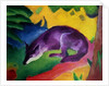 Blue Fox, 1911 by Franz Marc
