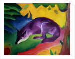 Blue Fox, 1911 by Franz Marc