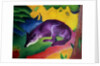 Blue Fox, 1911 by Franz Marc