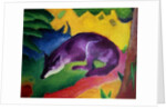 Blue Fox, 1911 by Franz Marc