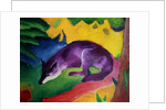 Blue Fox, 1911 by Franz Marc