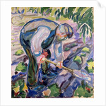 The Grave Digger by Edvard Munch