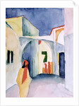 A Glance Down an Alley by August Macke