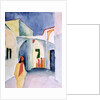 A Glance Down an Alley by August Macke