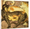 Two Cats by Franz Marc
