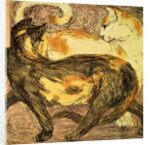 Two Cats by Franz Marc