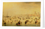 Skaters on a Frozen River, 17th century by Barent Avercamp