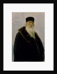 Portrait of Vladimir Vasil'evich Stasov 1900 by Ilya Efimovich Repin