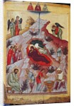 The Nativity, Russian icon, 16th century by School Russian