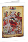 The Nativity, Russian icon, 16th century by School Russian