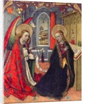 The Annunciation, 15th century by Jaume Huguet