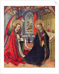 The Annunciation, 15th century by Jaume Huguet