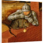 Knight putting a bell on a cat by Pieter the Younger Brueghel