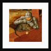 Knight putting a bell on a cat by Pieter the Younger Brueghel