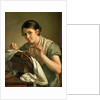 The Lacemaker, 1823 by Vasili Andreevich Tropinin