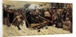 The Execution of Boyarina Pajaritar Morozova 1887 by Vasilij Ivanovic Surikov