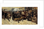 The Execution of Boyarina Pajaritar Morozova 1887 by Vasilij Ivanovic Surikov