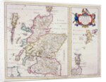 Map of Scotland, c.1700 by R. Gordon