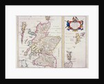 Map of Scotland, c.1700 by R. Gordon